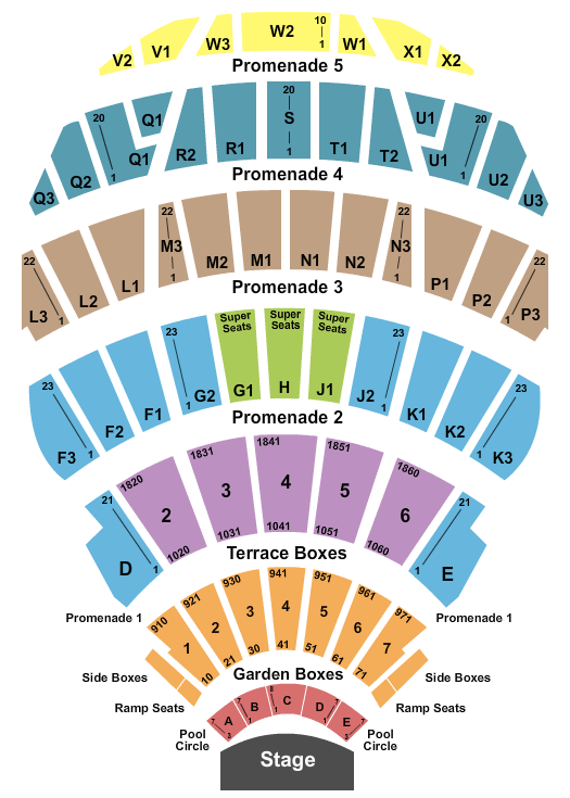 Hollywood Bowl John Fogerty Seating Chart